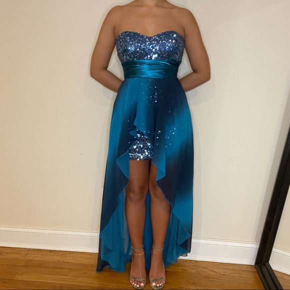 Sequin high-low dress - Picture 2 of 8